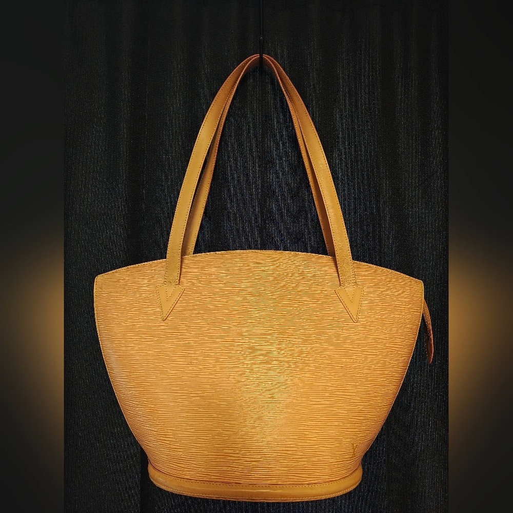 Louis Vuitton Yellow Epi Saint Jacques GM